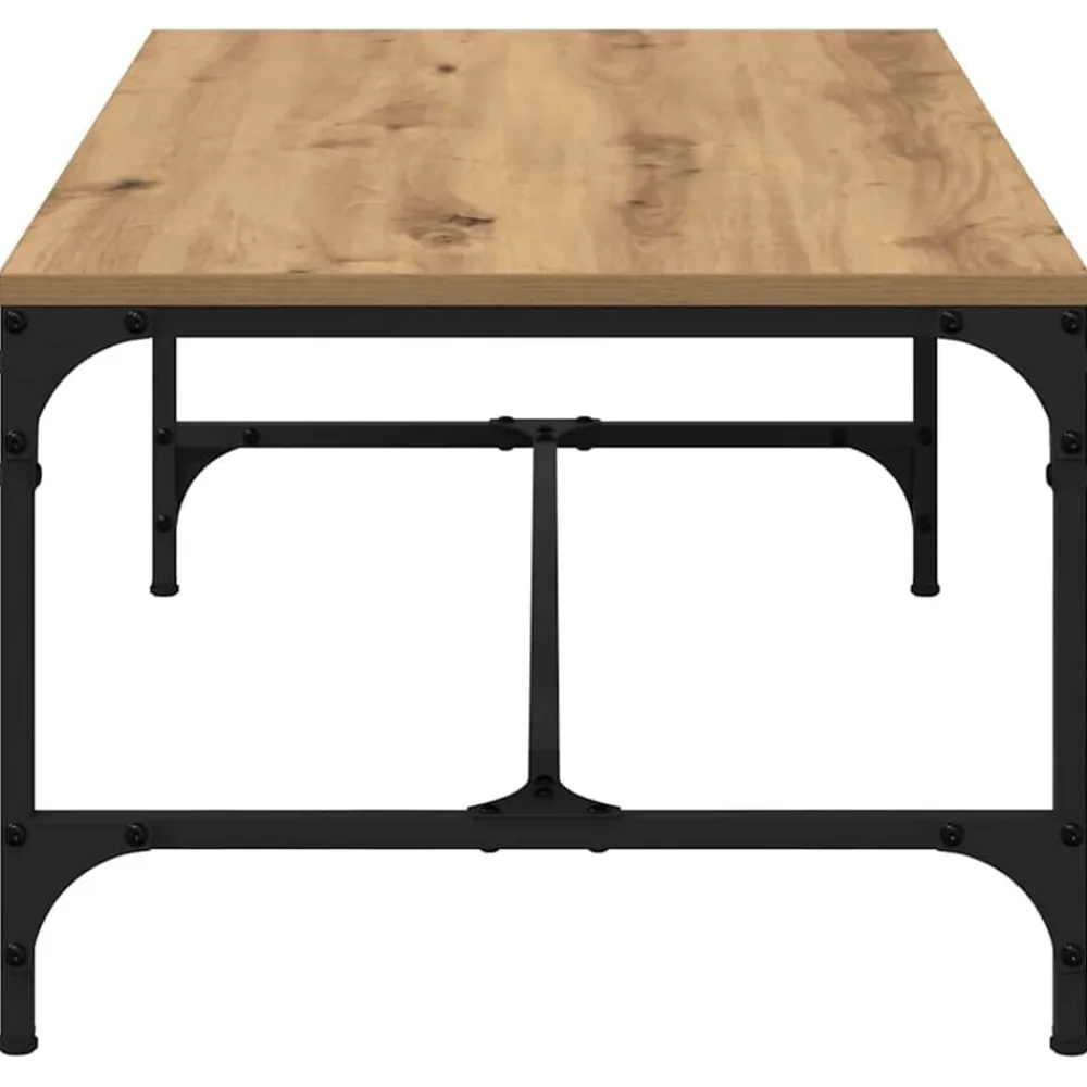 vidaXL Mesa de Café Roble artesanal 100 x 50 x 35 cm Roble artisan Outlet
