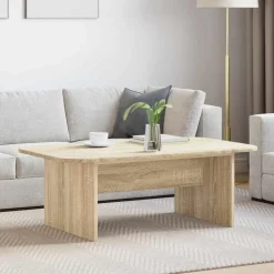 vidaXL Mesa de Café 93 x 53 x 33 cm Madera de ingeniería Roble Sonoma Online