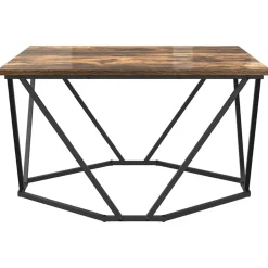 vidaXL Mesa de Café 80 x 80 x 45 cm Roble ahumado Hot