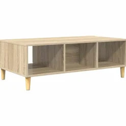 vidaXL Mesa de Café 102 x 55 x 35 cm Madera de ingeniería Roble Sonoma Clearance