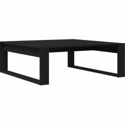 vidaXL Mesa de Café 100 x 100 x 35 cm Madera de ingeniería Roble negro Best