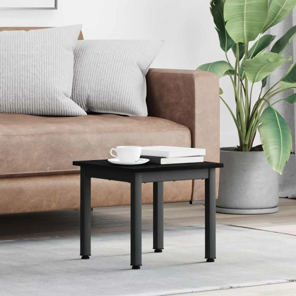 vidaXL Mesa de Café 40 x 40 x 36 cm Madera de ingeniería Roble negro Best