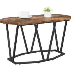 vidaXL Mesa de Café 80 x 40 x 40.5 cm Roble ahumado Best
