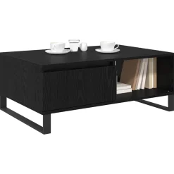 vidaXL Mesas-Mesa de Café 90 x 60 x 35 cm Madera de ingeniería