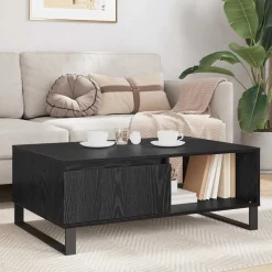 vidaXL Mesas-Mesa de Café 90 x 60 x 35 cm Madera de ingeniería