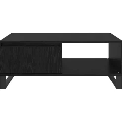 vidaXL Mesas-Mesa de Café 90 x 60 x 35 cm Madera de ingeniería