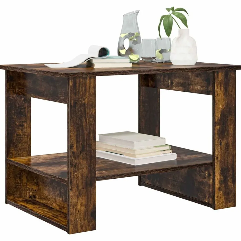 vidaXL Mesas-Mesa de Café 72 x 50 x 50 cm Madera de ingeniería