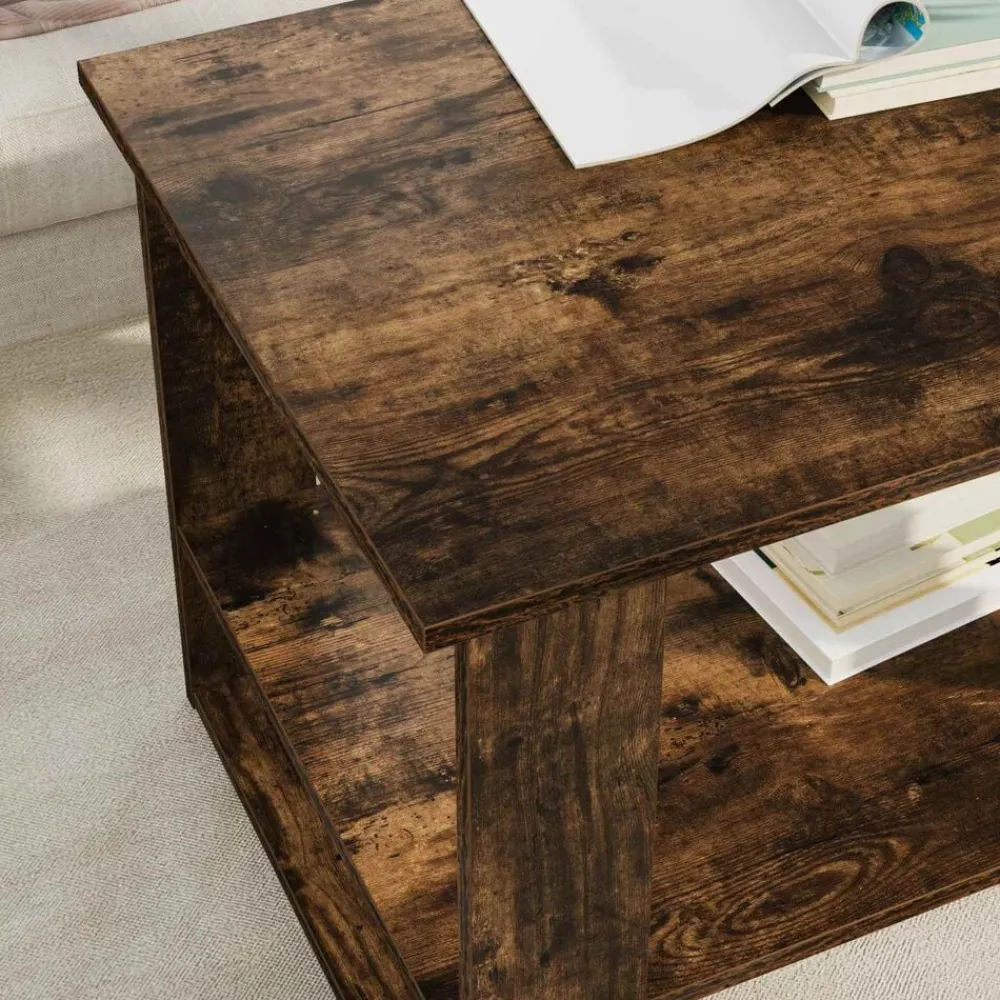 vidaXL Mesas-Mesa de Café 72 x 50 x 50 cm Madera de ingeniería