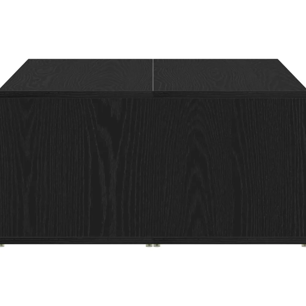 vidaXL Mesa de Café 90 x 67 x 33 cm Madera de ingeniería Roble negro Best