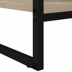 vidaXL Mesa de Café Sonoma 80 x 50 x 40 cm Madera contrachapada Roble Sonoma Best