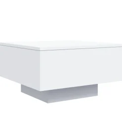 vidaXL Mesas-Mesa de centro con luces LED 55x55x31 cm