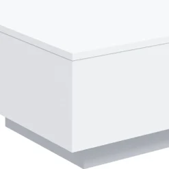 vidaXL Mesas-Mesa de centro con luces LED 55x55x31 cm