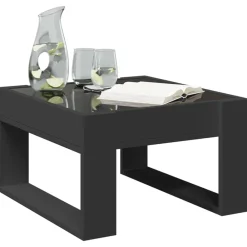 vidaXL Mesas-Mesa de centro con Infinity LED 50x53x30 cm