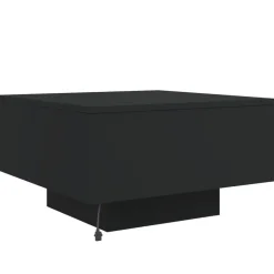 vidaXL Mesas-Mesa de centro con luces LED 55x55x31 cm