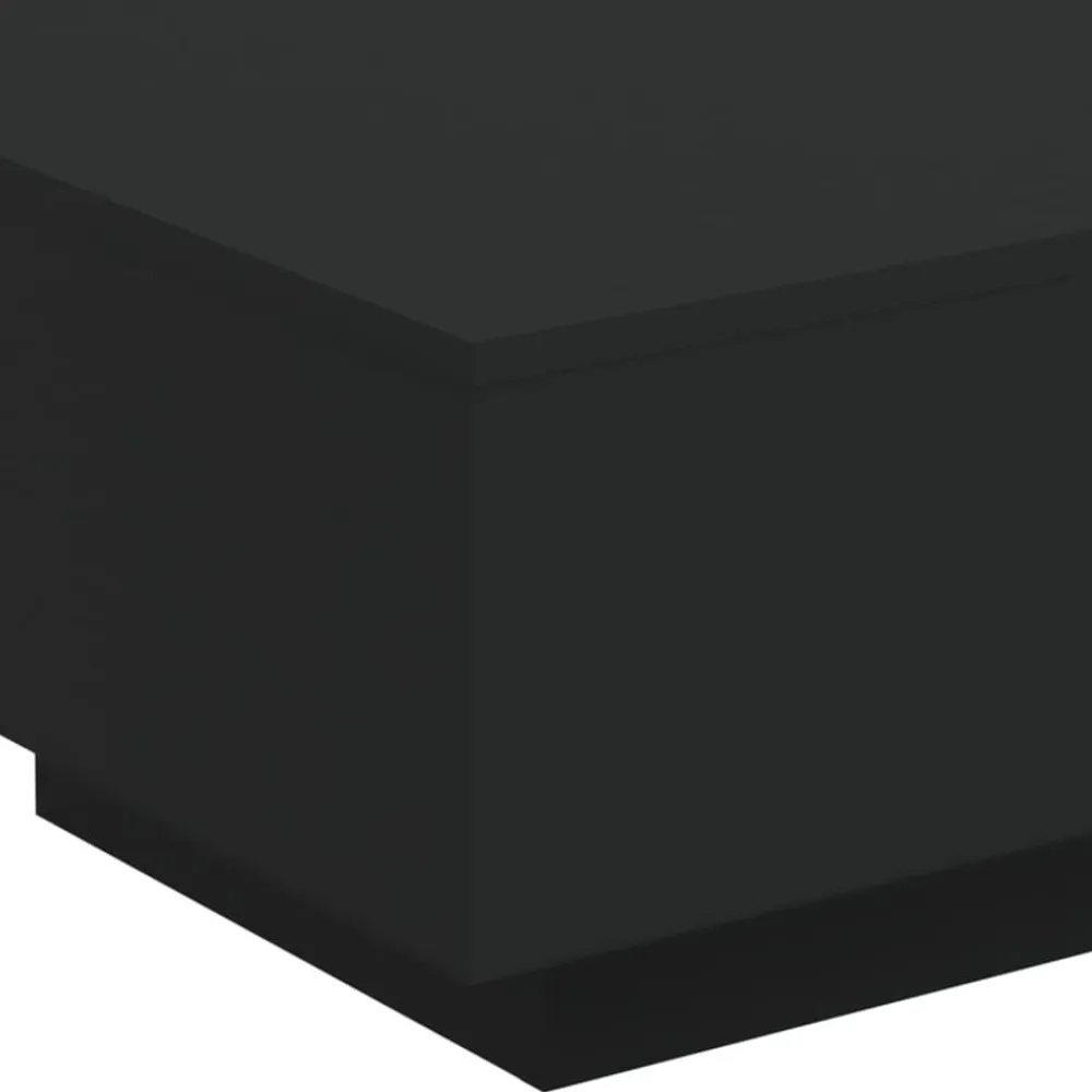 vidaXL Mesas-Mesa de centro con luces LED 55x55x31 cm