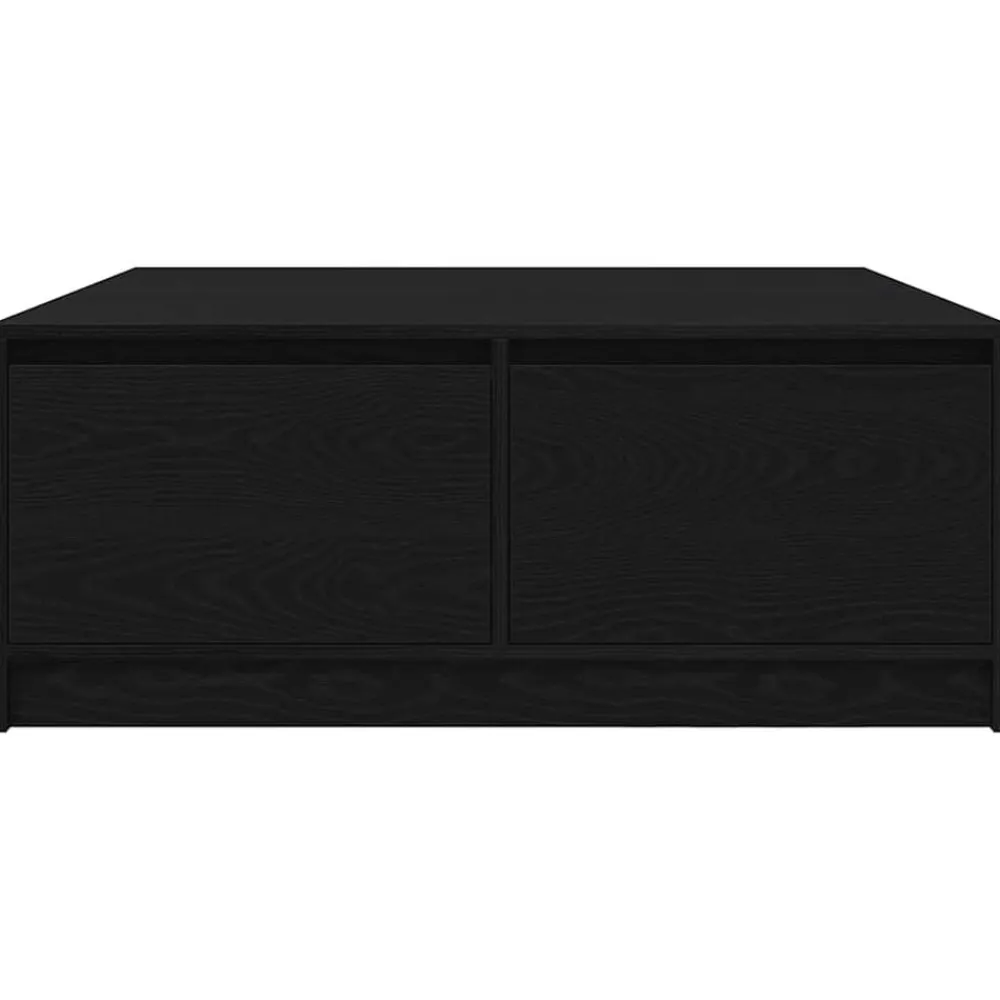 vidaXL Mesas-Mesa de centro con cajones 100x100x40 cm