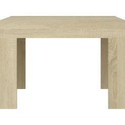 vidaXL Mesa de centro de madera contrachapada color roble 50x50x35 cm Roble Sonoma Best