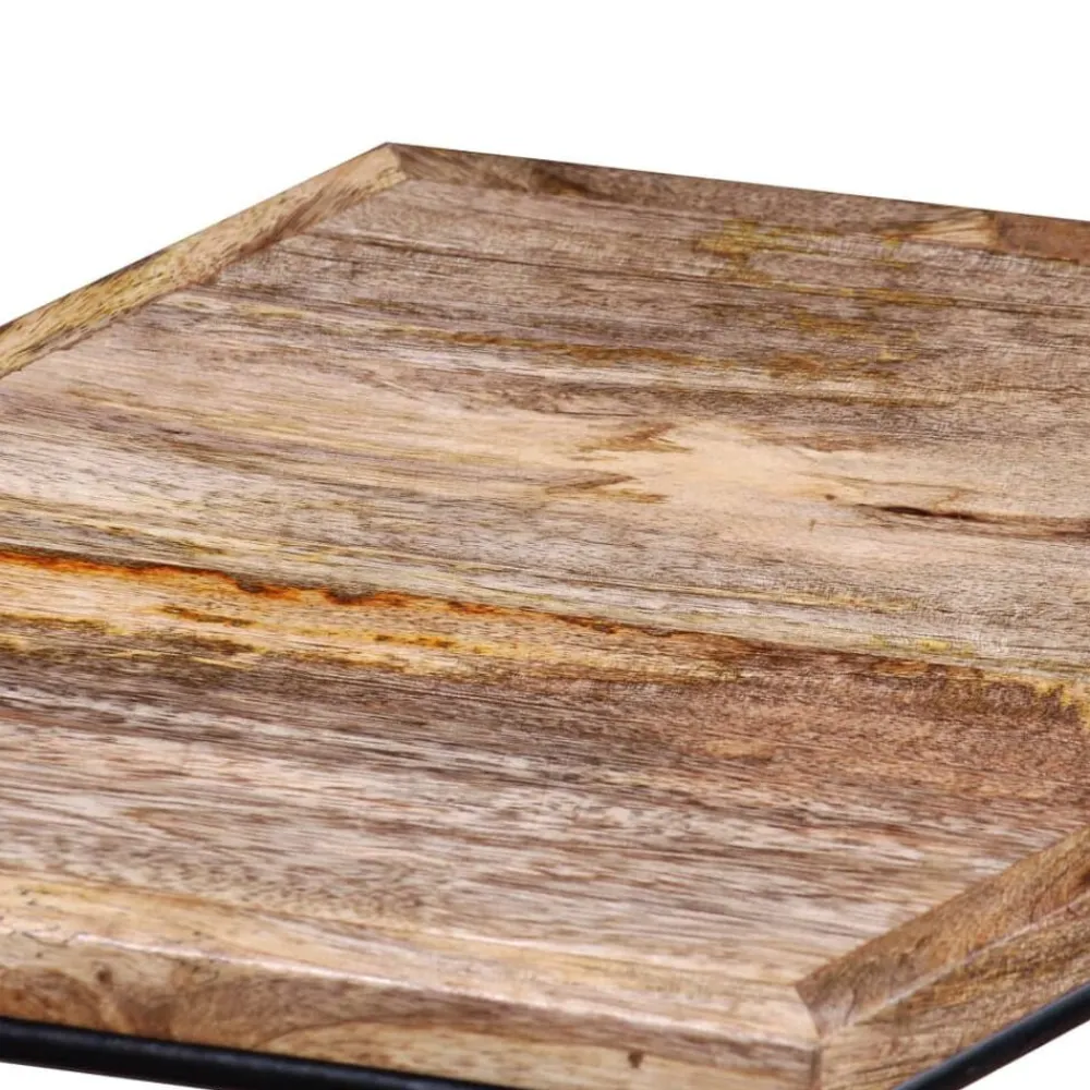 vidaXL Mesa de centro de madera maciza de mango 56x48x40 cm Best