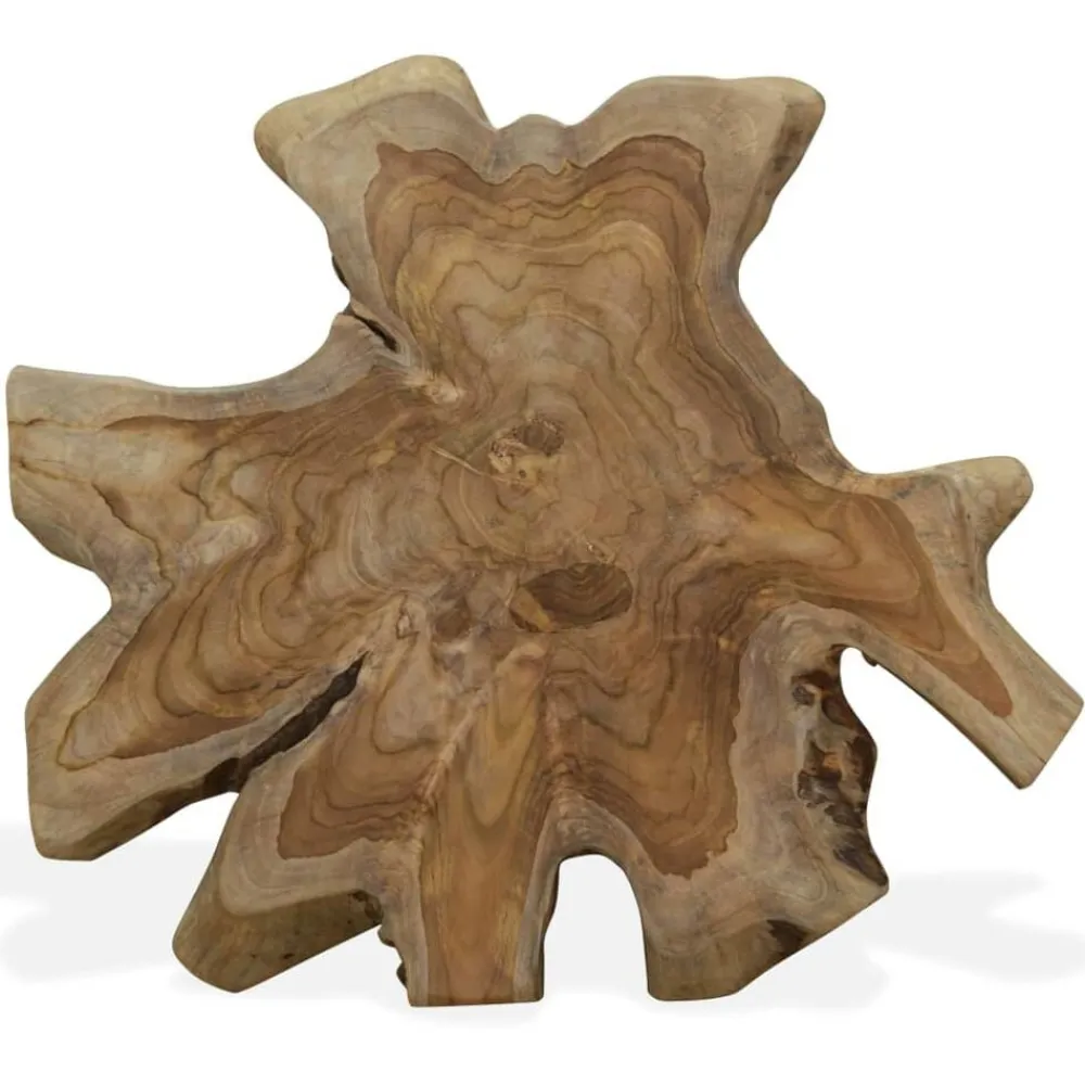 vidaXL Mesa de centro de teca genuina 80x70x38 cm Clearance