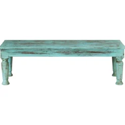 vidaXL Mesas-Mesa de centro de madera maciza reciclada 110x50x34 cm
