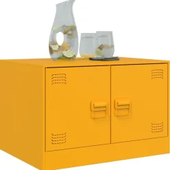 vidaXL Mesas-Mesa de centro de acero 67x50x44 cm