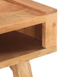 vidaXL Mesa de centro de madera maciza de acacia 100x50x45 cm Outlet