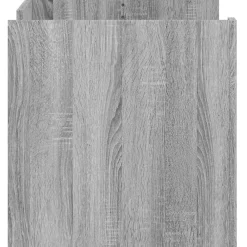 vidaXL Mesas-Mesa de centro de madera de ingeniería 80x50x50 cm