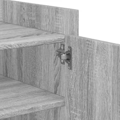 vidaXL Mesas-Mesa de centro de madera de ingeniería 80x50x50 cm