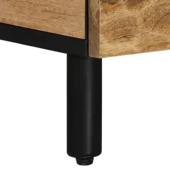vidaXL Mesas-Mesa de centro de madera maciza de mango 80x50x40 cm