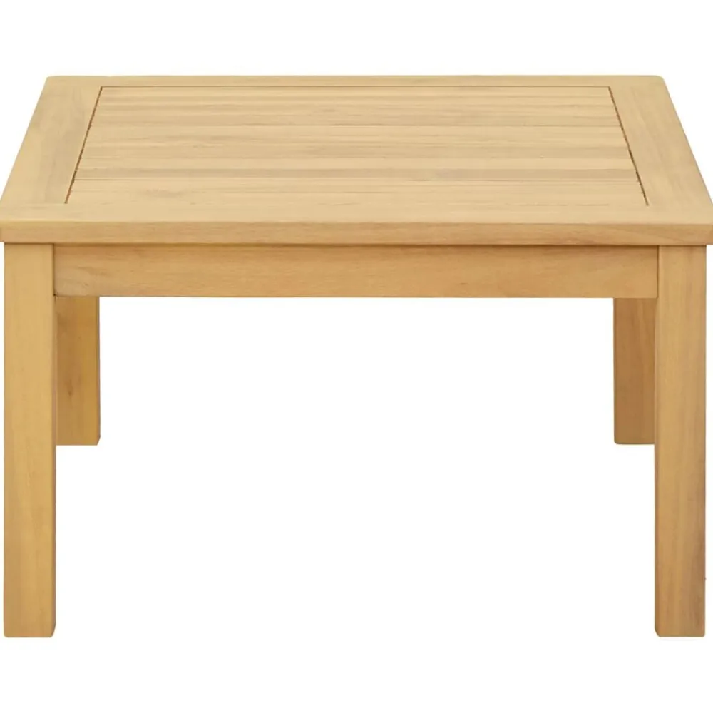 vidaXL Muebles De Jardín-Mesa de centro de jardín madera maciza de acacia 60x60x36 cm