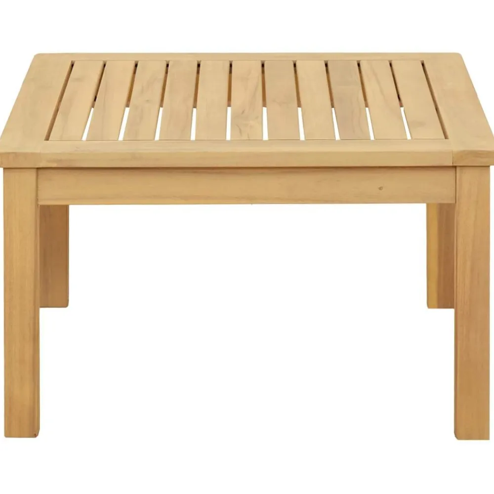 vidaXL Muebles De Jardín-Mesa de centro de jardín madera maciza de acacia 60x60x36 cm