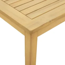 vidaXL Muebles De Jardín-Mesa de centro de jardín madera maciza de acacia 60x60x36 cm