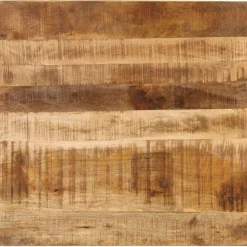 vidaXL Mesa de centro de madera maciza de mango 80x80x40 cm