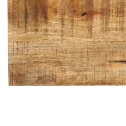 vidaXL Mesa de centro de madera maciza de mango 80x80x40 cm
