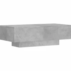 vidaXL Mesa de centro madera de ingeniería gris hormigón 100x49,5x31cm Gris hormigón Online