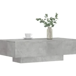 vidaXL Mesa de centro madera de ingeniería gris hormigón 100x49,5x31cm Gris hormig&oacute;n Online