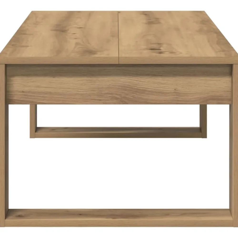 vidaXL Mesa de centro madera de ingeniería 102x50x35 cm Roble artisan Sale