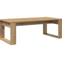 vidaXL Mesa de centro madera de ingeniería 102x50x35 cm Roble artisan Sale