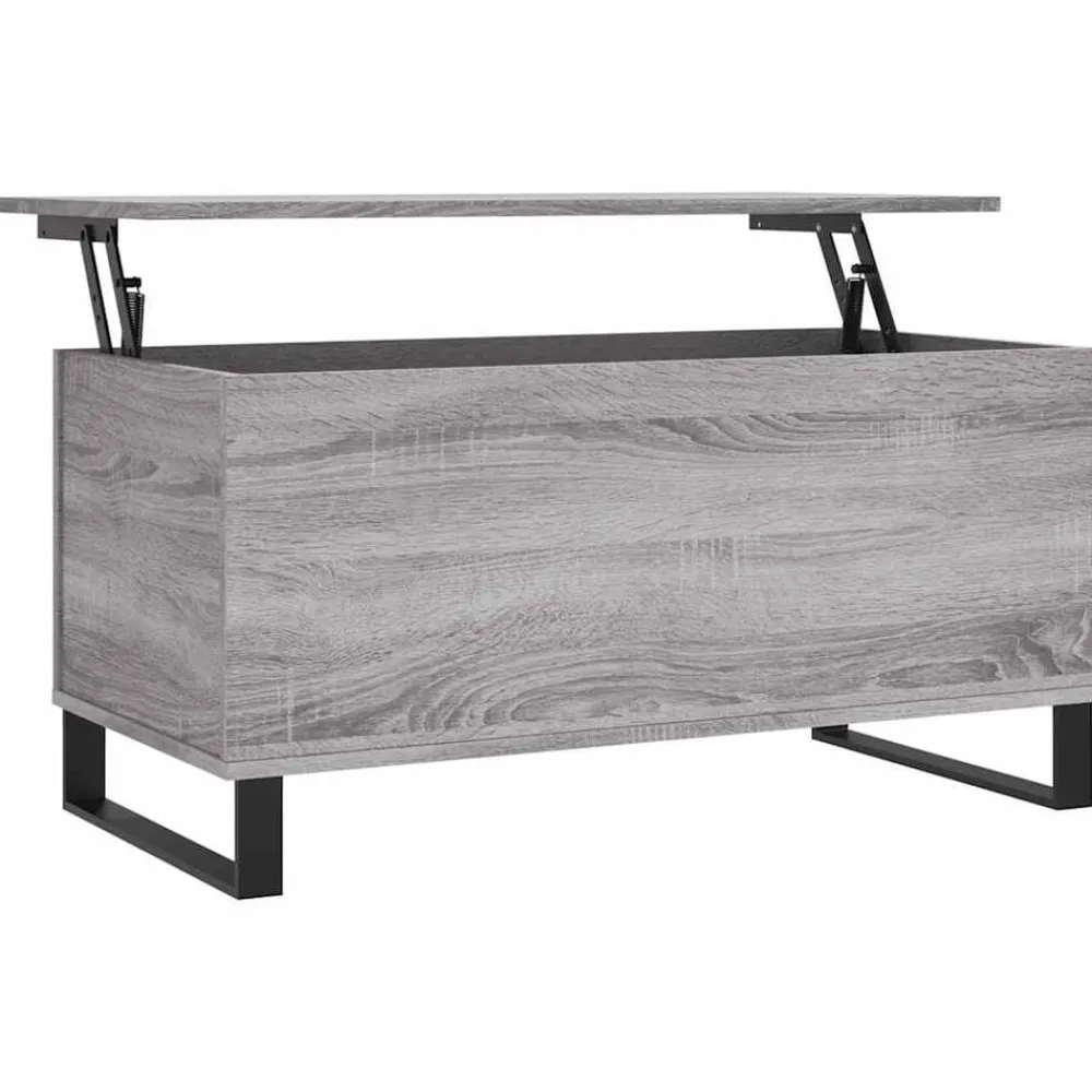 vidaXL Mesas-Mesa de centro madera contrachapada 90x44,5x45 cm