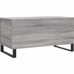 vidaXL Mesas-Mesa de centro madera contrachapada 90x44,5x45 cm