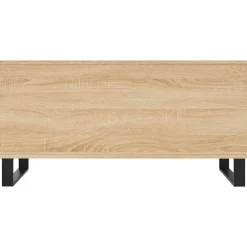 vidaXL Mesa de centro madera contrachapada 90x44,5x45 cm Roble Sonoma Outlet
