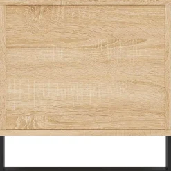 vidaXL Mesa de centro madera contrachapada 90x44,5x45 cm Roble Sonoma Outlet