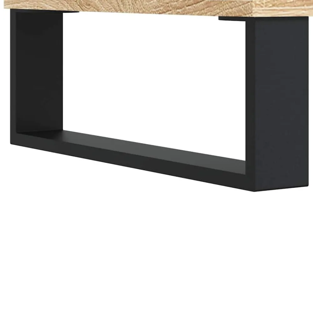 vidaXL Mesa de centro madera contrachapada 90x44,5x45 cm Roble Sonoma Outlet