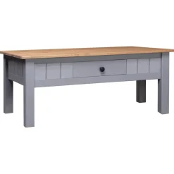 vidaXL Mesas-Mesa de centro madera de pino estilo Panamá 100x60x43,5 cm