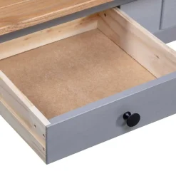 vidaXL Mesas-Mesa de centro madera de pino estilo Panamá 100x60x43,5 cm