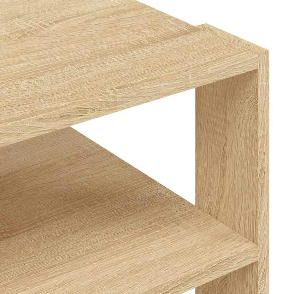 vidaXL Mesas-Mesa de centro madera de ingeniería 58x58x40cm