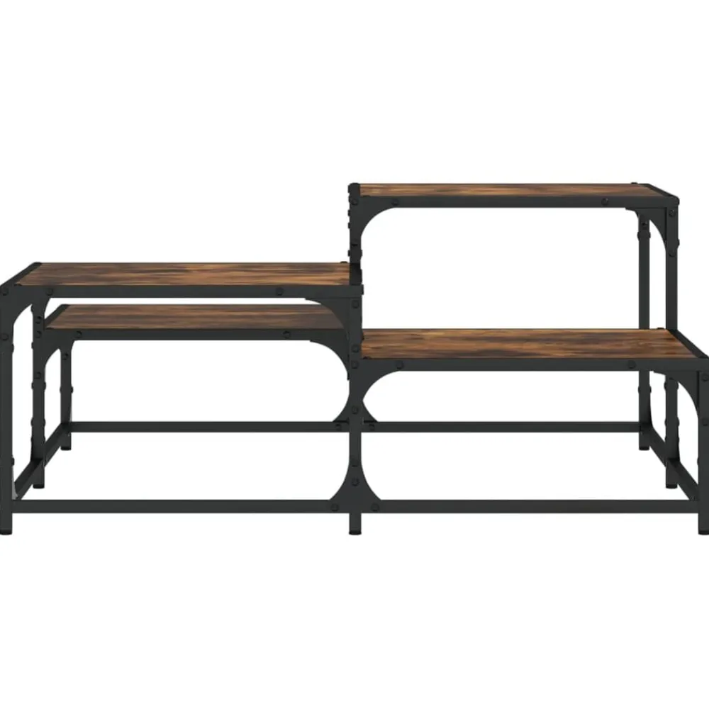 vidaXL Mesas-Mesa de centro madera ingeniería 87,5x87,5x40 cm