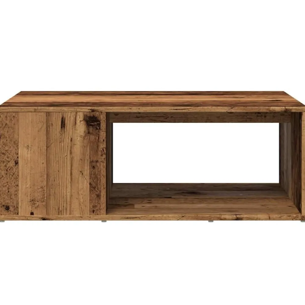 vidaXL Mesa de centro madera de ingeniería envejecida 90x67x33 cm Madera antigua Online