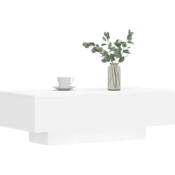 vidaXL Mesa de centro madera de ingeniería 100x49,5x31 cm Blanco Sale