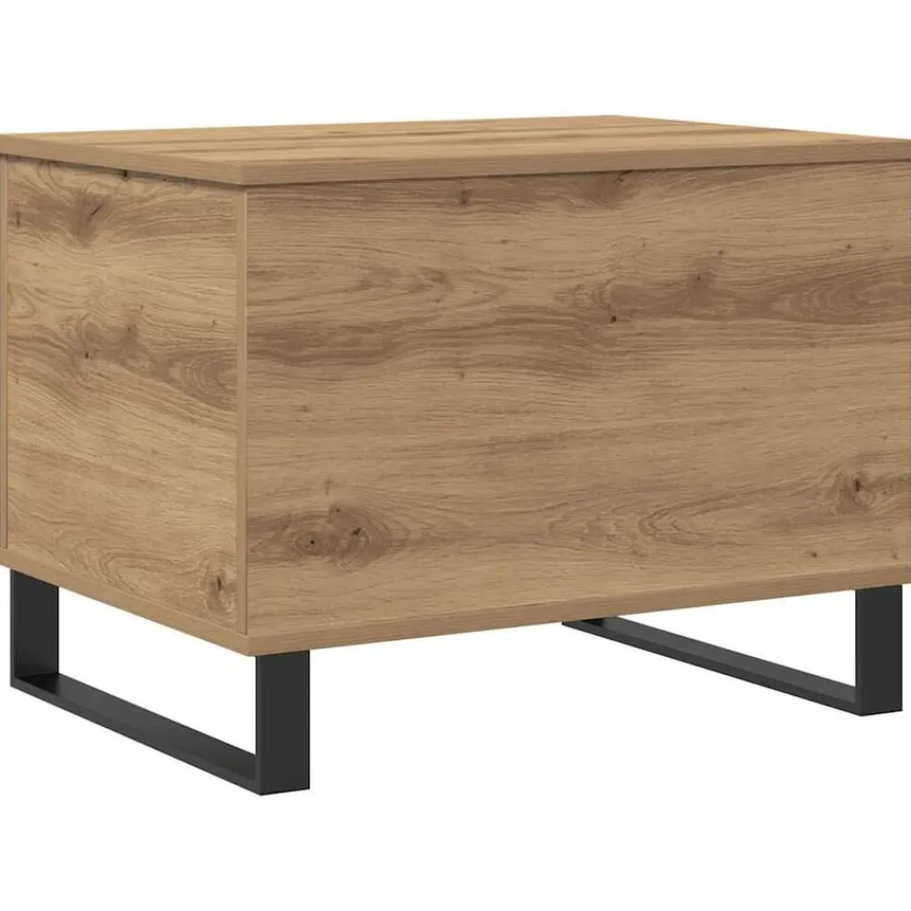 vidaXL Mesas-Mesa de centro madera de ingeniería 60x44,5x45 cm